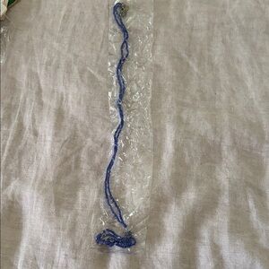 Elegant Blue Beaded Necklace